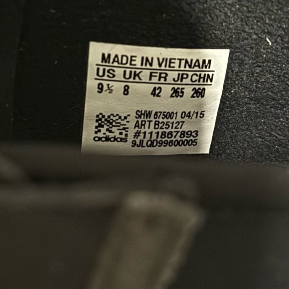 NIB STELLA MCCARTNEY ADIDAS Asimina Black High Top Sneakers SZ 9.5 - Picture 10 of 12